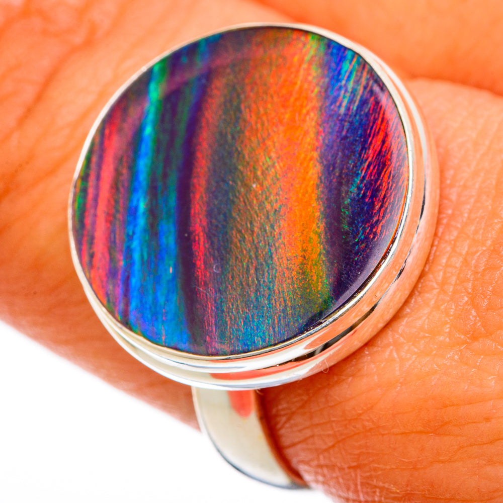Aura Opal Rings handcrafted by Ana Silver Co - RING103244