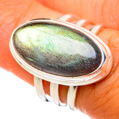 Labradorite Rings handcrafted by Ana Silver Co - RING103271
