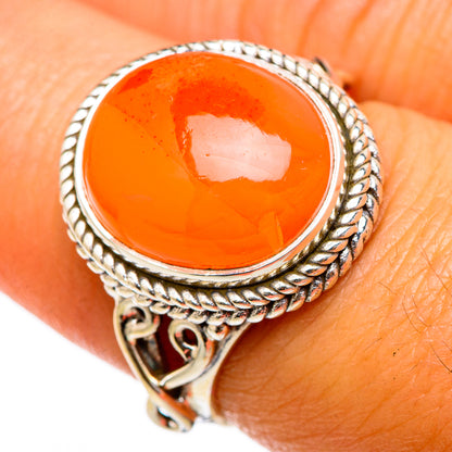 Carnelian Rings handcrafted by Ana Silver Co - RING103272