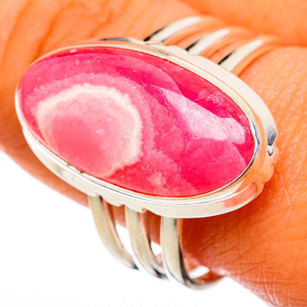 Rhodochrosite Rings handcrafted by Ana Silver Co - RING103274