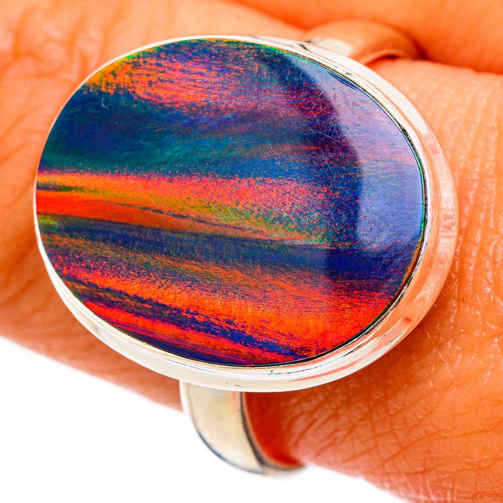 Aura Opal Rings handcrafted by Ana Silver Co - RING103285