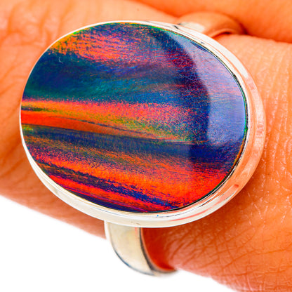 Aura Opal Rings handcrafted by Ana Silver Co - RING103285