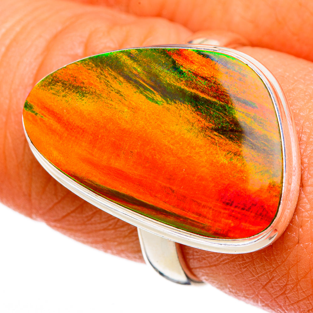 Aura Opal Rings handcrafted by Ana Silver Co - RING103286