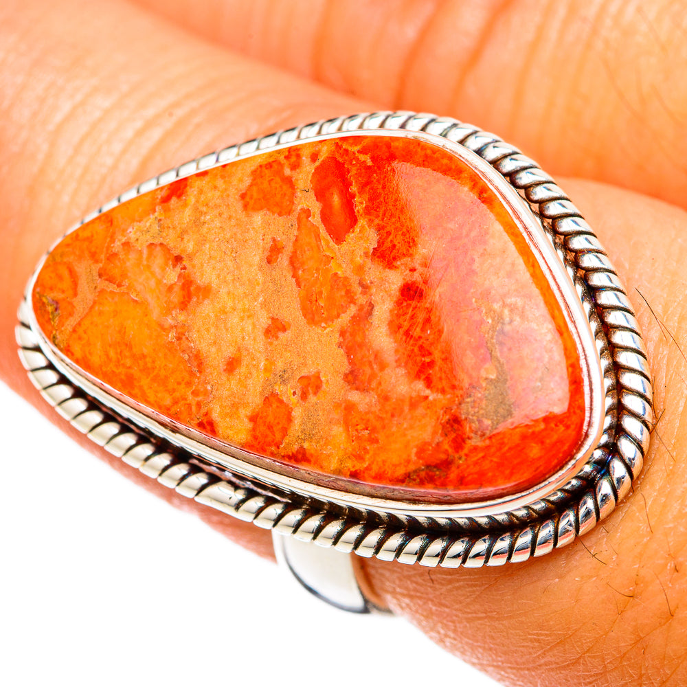 Sponge Coral Rings handcrafted by Ana Silver Co - RING103291