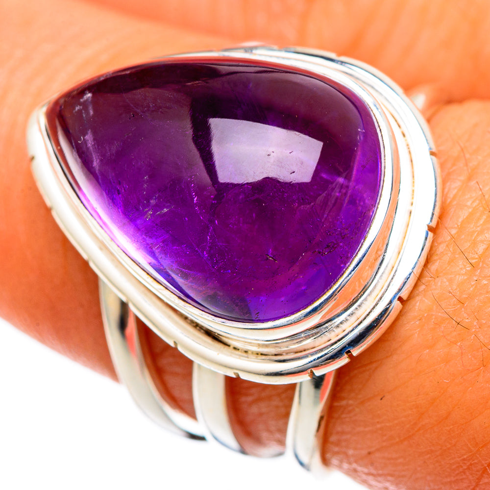 Amethyst Rings handcrafted by Ana Silver Co - RING103314