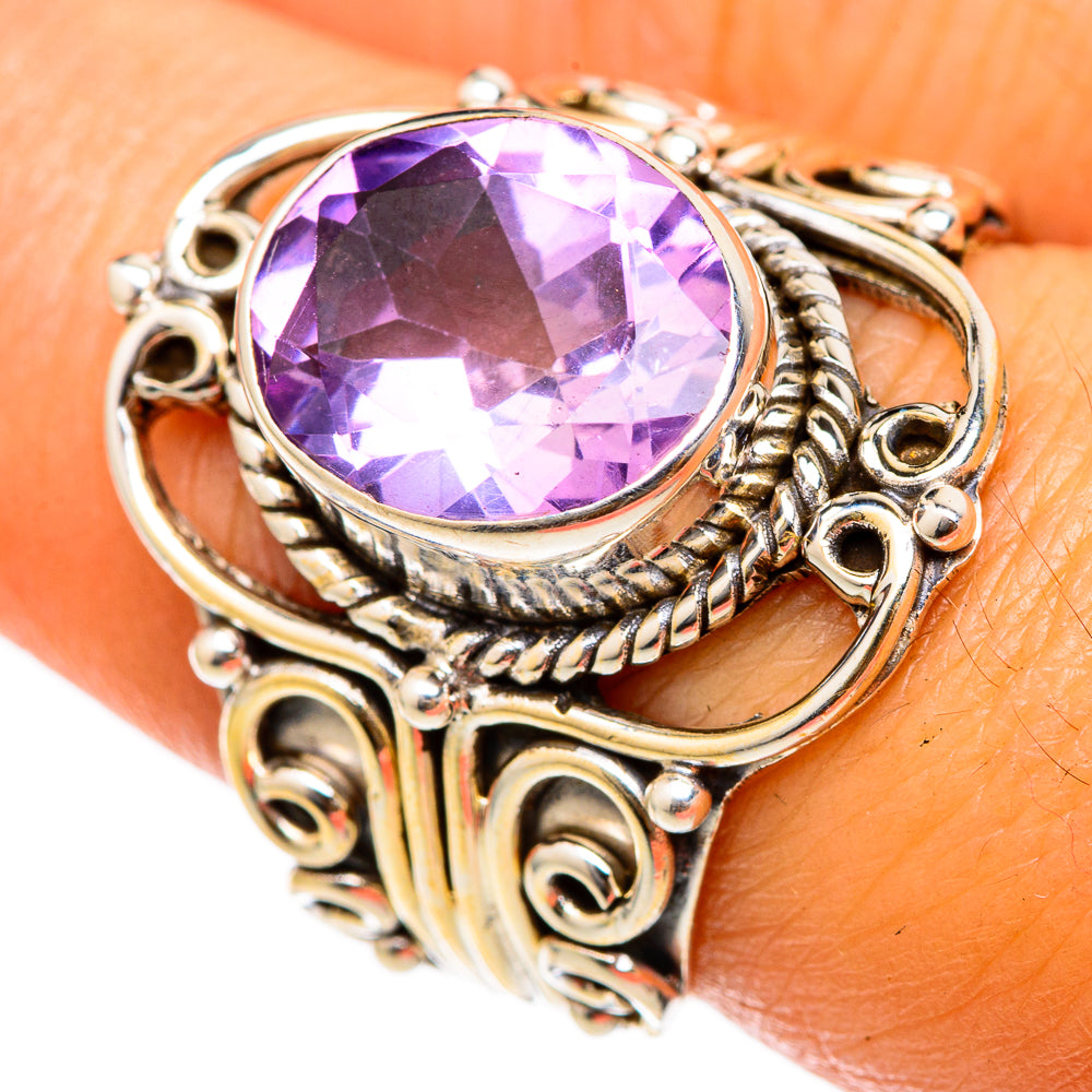 Amethyst Rings handcrafted by Ana Silver Co - RING103315