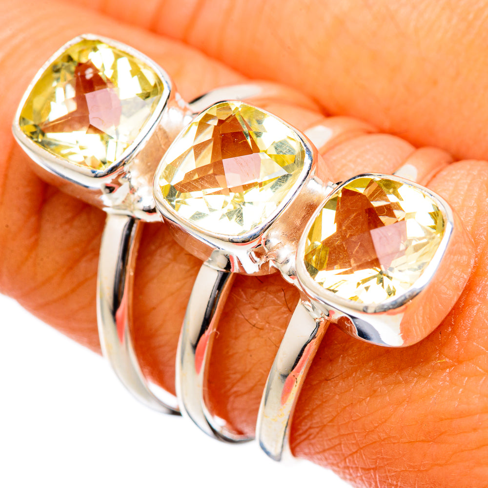Citrine Rings handcrafted by Ana Silver Co - RING103331