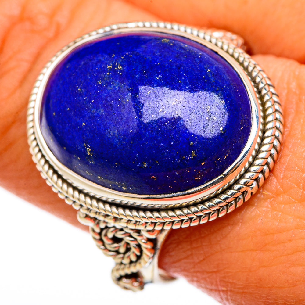 Lapis Lazuli Rings handcrafted by Ana Silver Co - RING103333