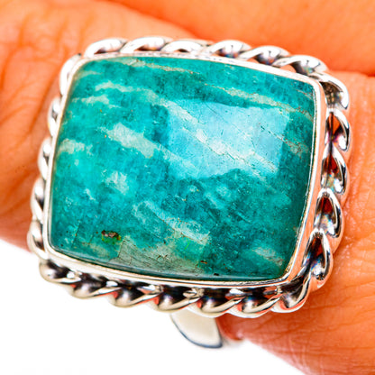 Amazonite Rings handcrafted by Ana Silver Co - RING103344