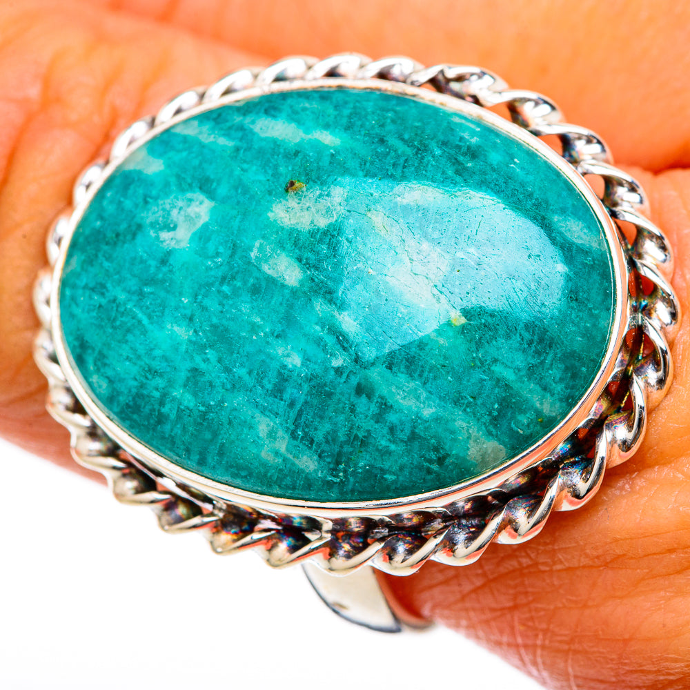 Amazonite Rings handcrafted by Ana Silver Co - RING103346