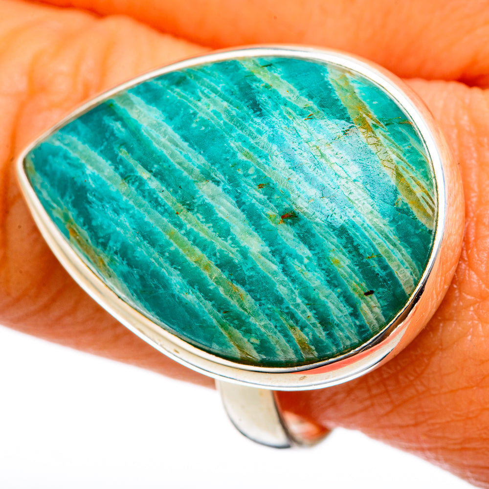 Amazonite Rings handcrafted by Ana Silver Co - RING103350