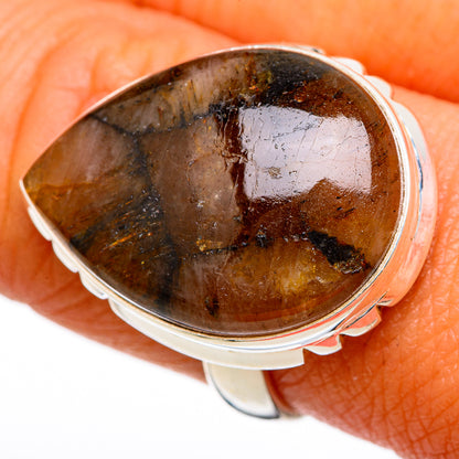 Chiastolite Rings handcrafted by Ana Silver Co - RING103355