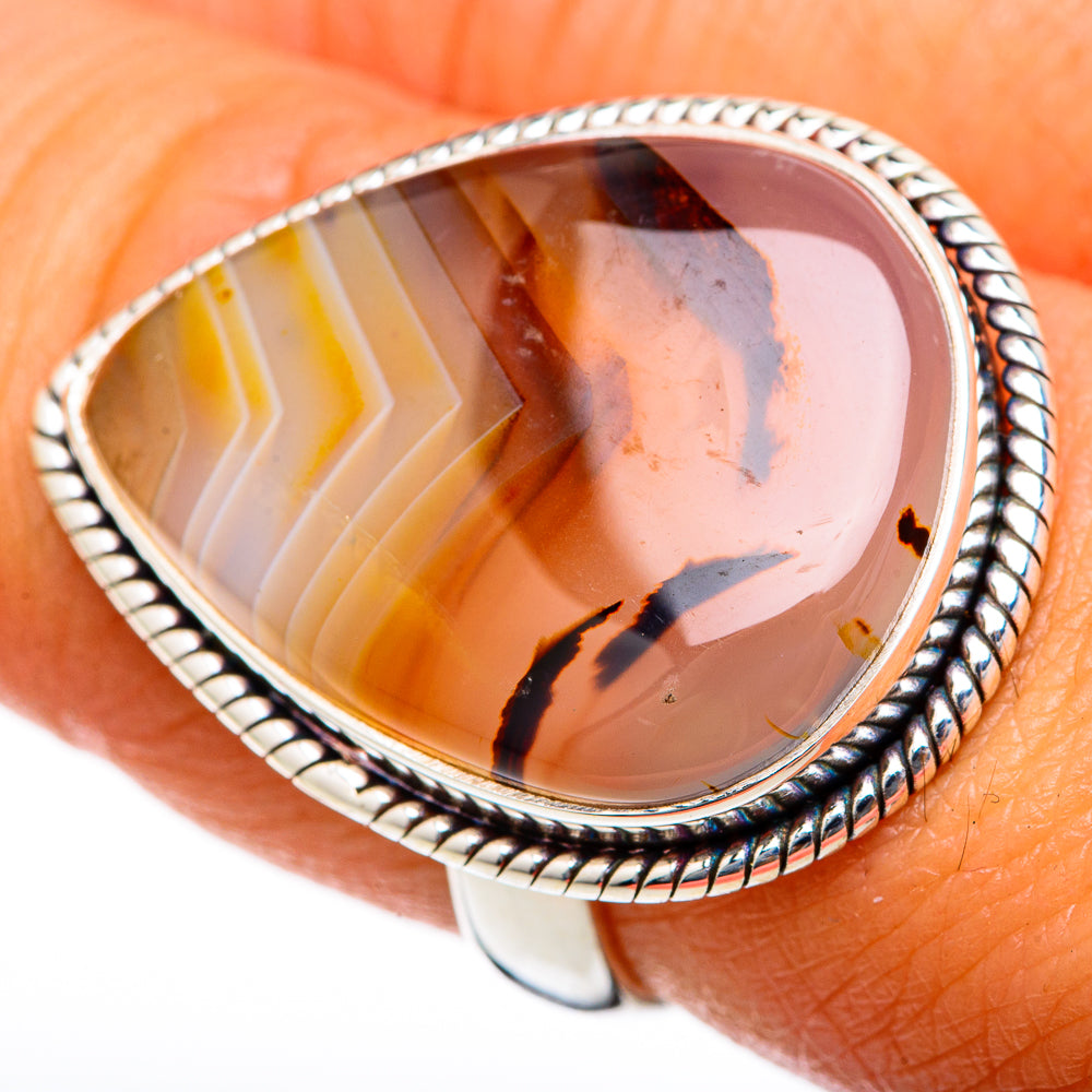 Montana Agate Rings handcrafted by Ana Silver Co - RING103357