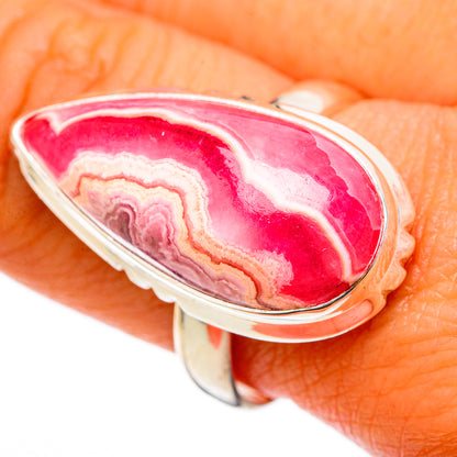 Rhodochrosite Rings handcrafted by Ana Silver Co - RING103358