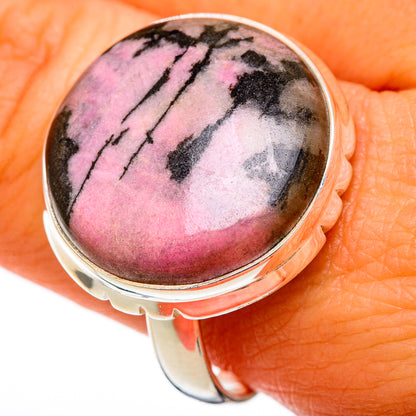 Rhodonite Rings handcrafted by Ana Silver Co - RING103362