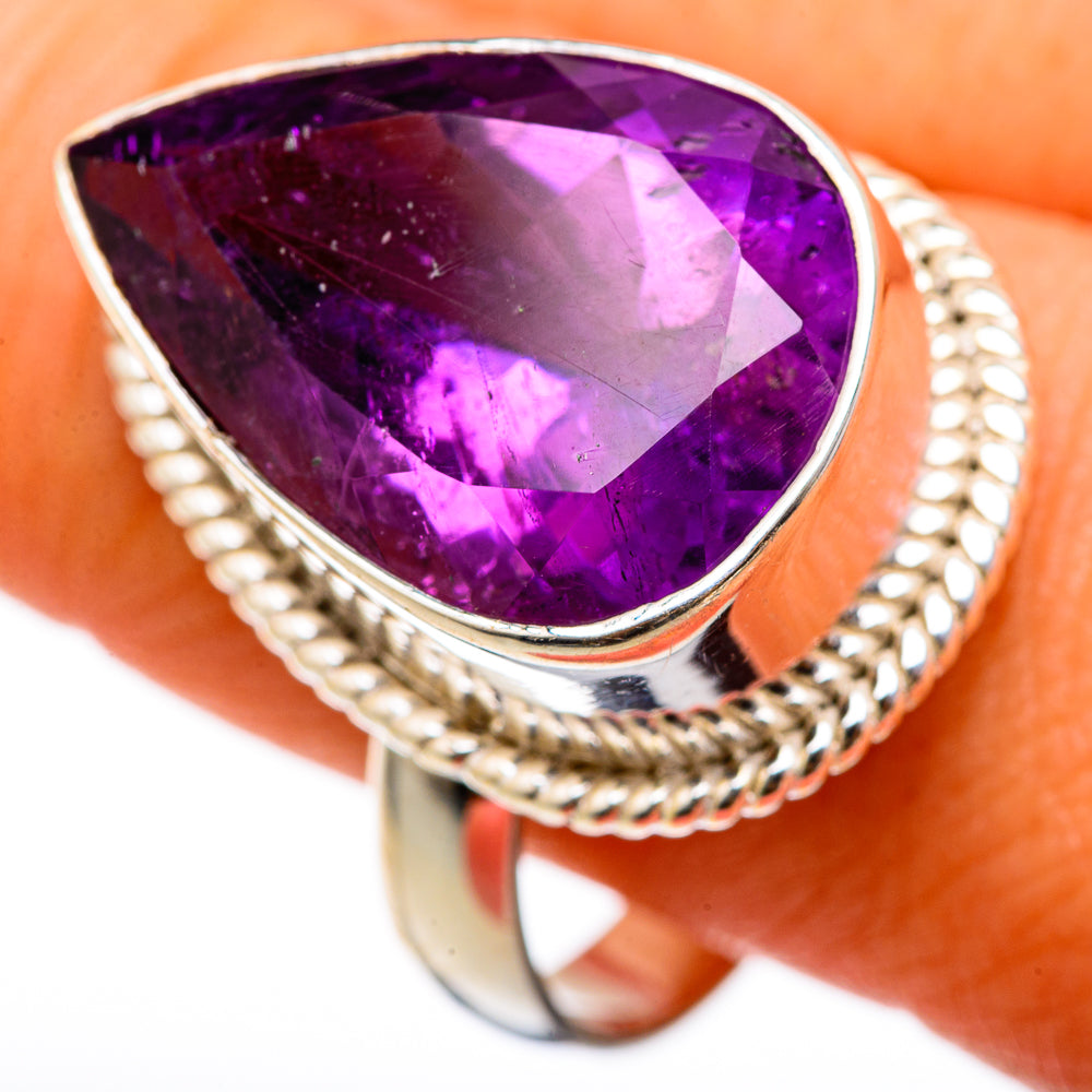 Amethyst Rings handcrafted by Ana Silver Co - RING103372