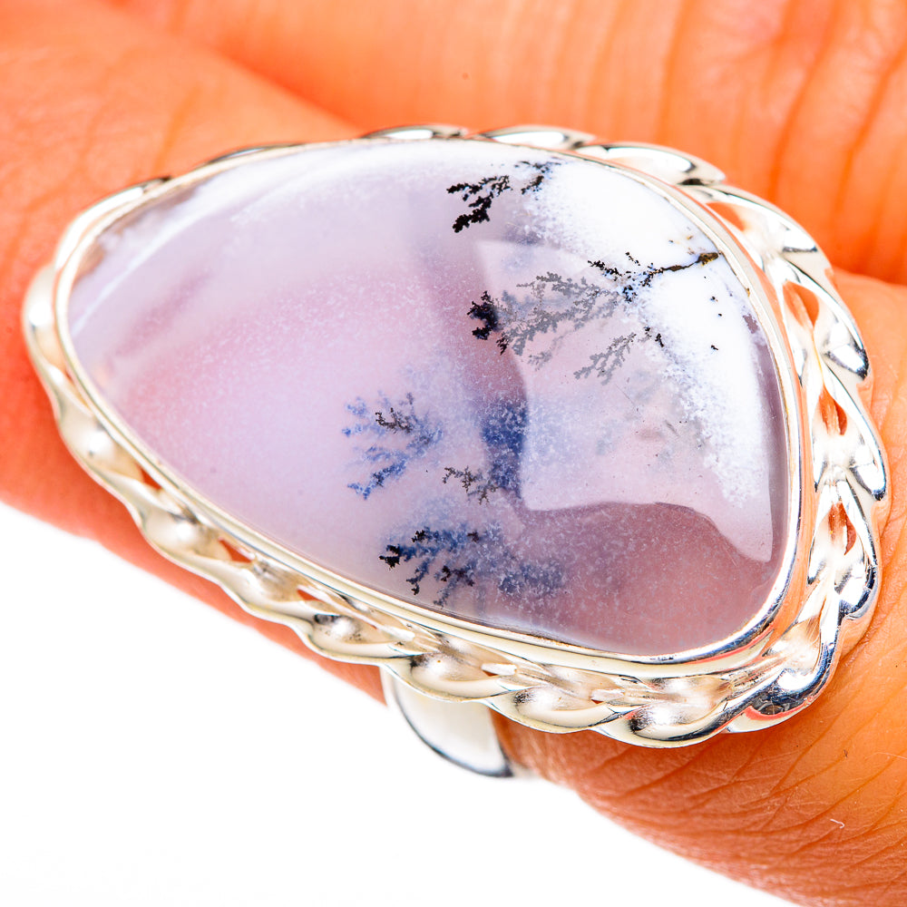 Dendritic Opal Rings handcrafted by Ana Silver Co - RING103377