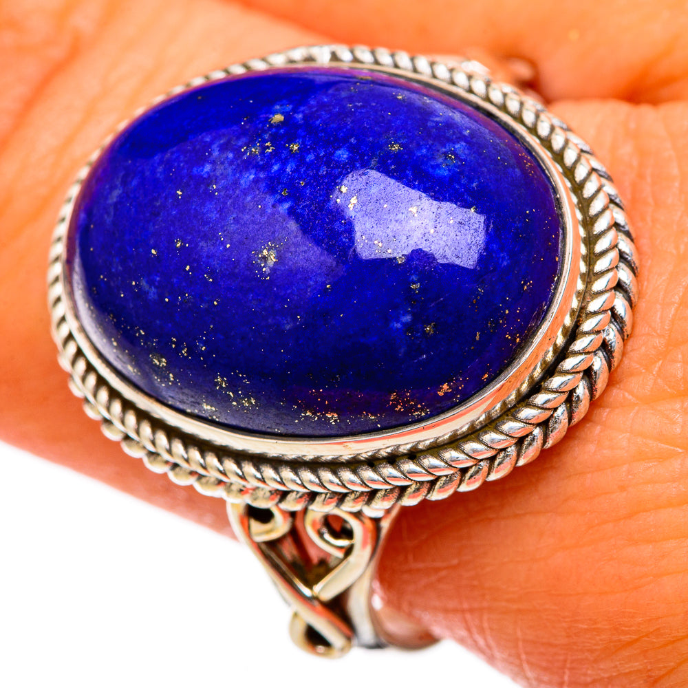 Lapis Lazuli Rings handcrafted by Ana Silver Co - RING103381