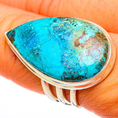 Chrysocolla Rings handcrafted by Ana Silver Co - RING103385