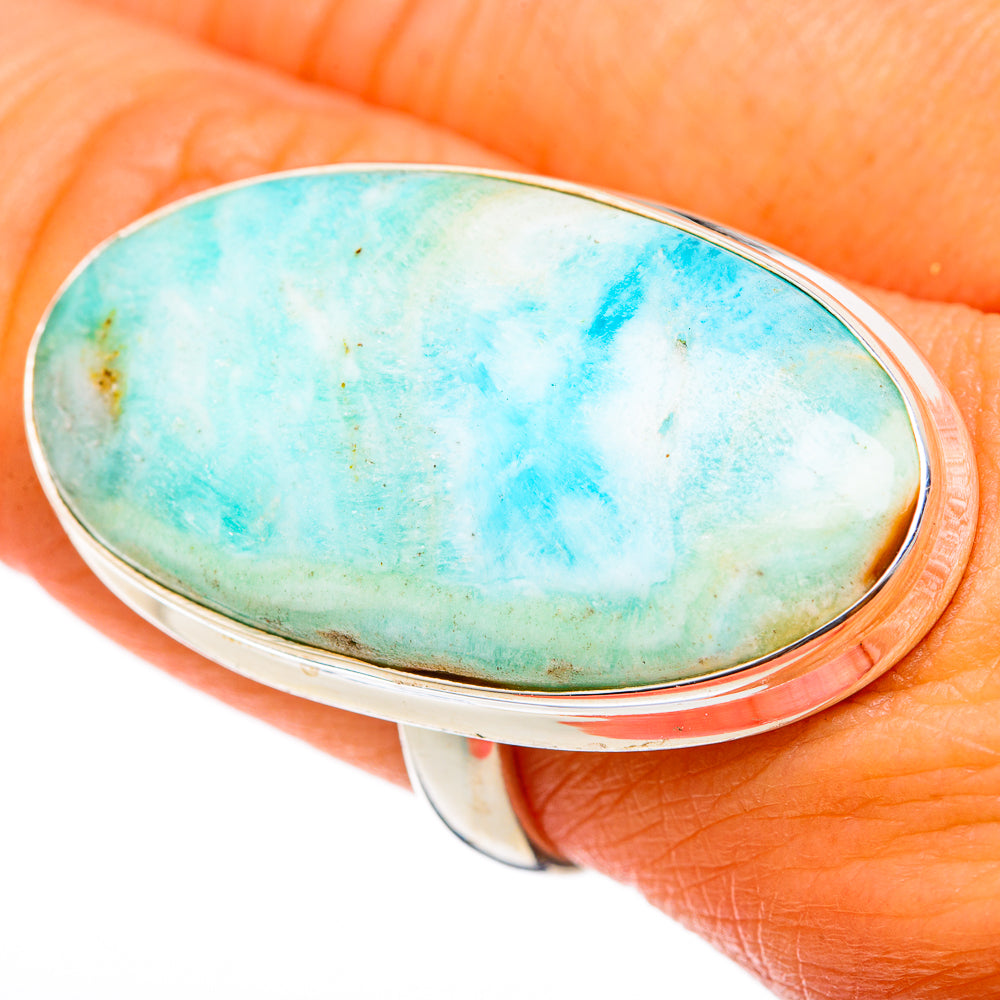 Larimar Rings handcrafted by Ana Silver Co - RING103387