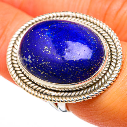Lapis Lazuli Rings handcrafted by Ana Silver Co - RING103389