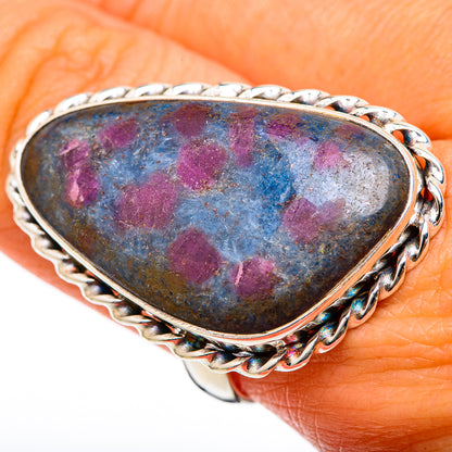 Ruby Fuchsite Rings handcrafted by Ana Silver Co - RING103391