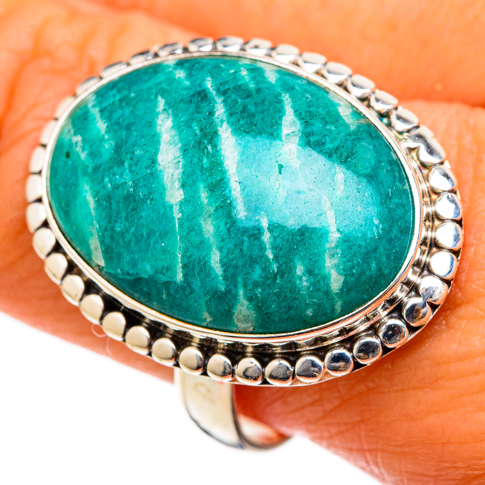 Amazonite Rings handcrafted by Ana Silver Co - RING103400