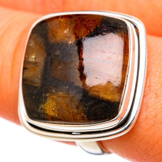 Chiastolite Rings handcrafted by Ana Silver Co - RING103403