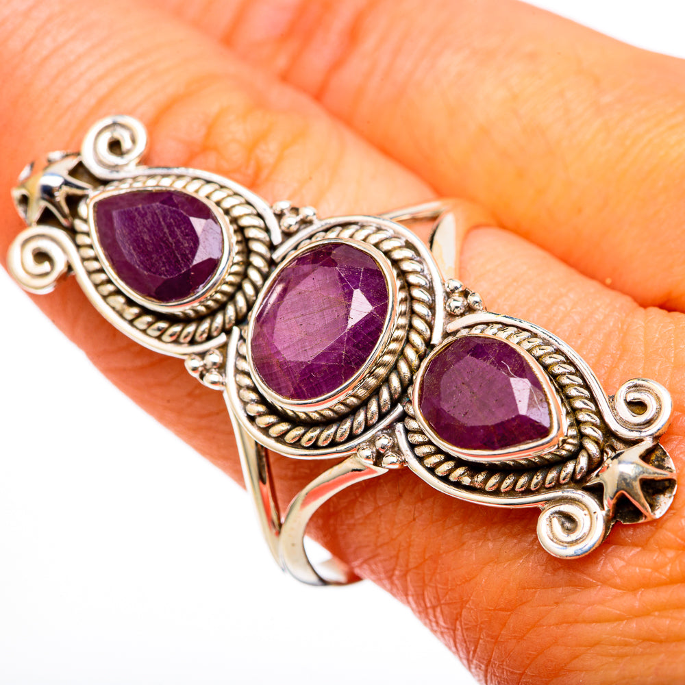 Ruby Rings handcrafted by Ana Silver Co - RING103408