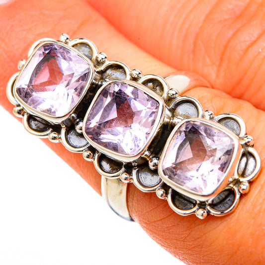 Kunzite Rings handcrafted by Ana Silver Co - RING103416