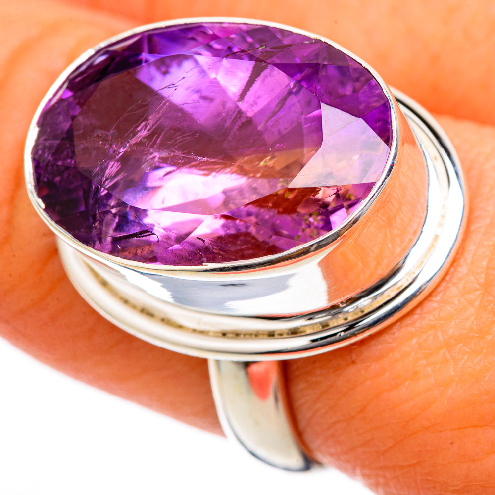 Amethyst Rings handcrafted by Ana Silver Co - RING103419
