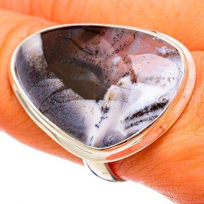 Dendritic Opal Rings handcrafted by Ana Silver Co - RING103424
