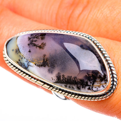 Dendritic Opal Rings handcrafted by Ana Silver Co - RING103425