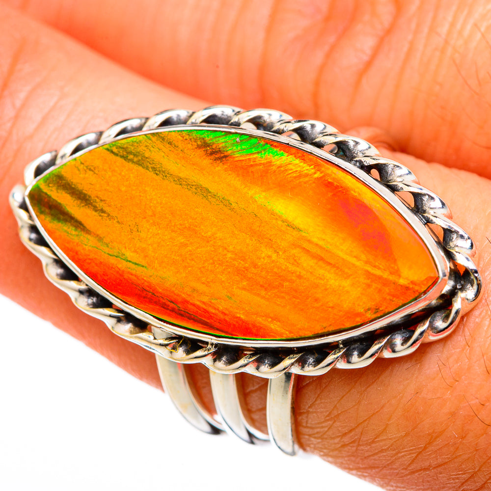Aura Opal Rings handcrafted by Ana Silver Co - RING103428