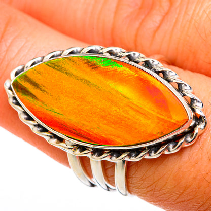 Aura Opal Rings handcrafted by Ana Silver Co - RING103428