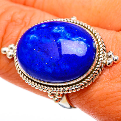 Lapis Lazuli Rings handcrafted by Ana Silver Co - RING103435