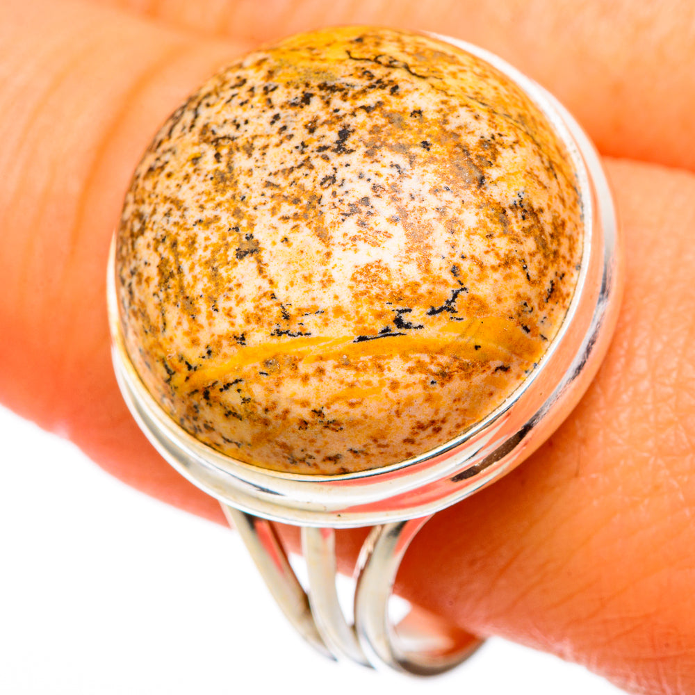 Picture Jasper Rings handcrafted by Ana Silver Co - RING103443