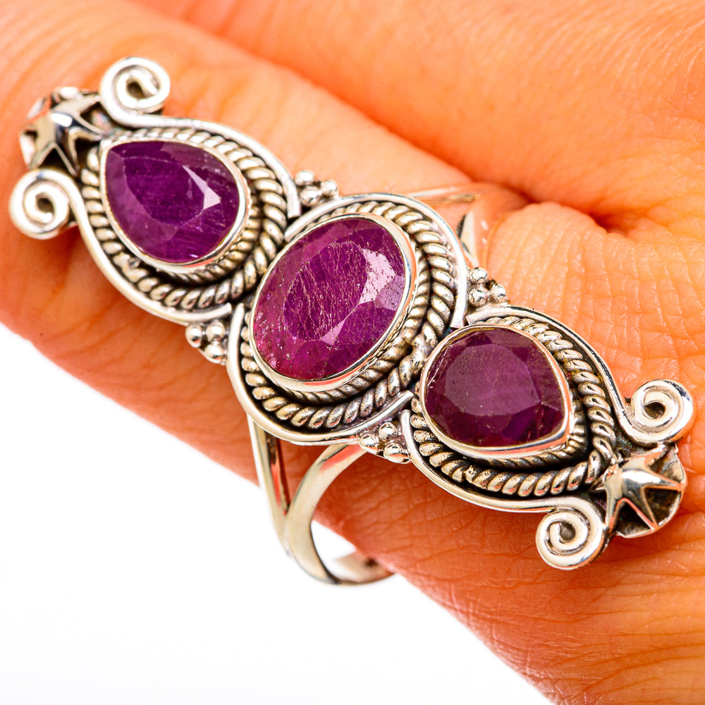 Ruby Rings handcrafted by Ana Silver Co - RING103445