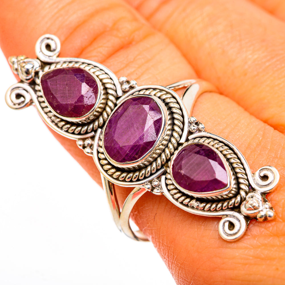 Ruby Rings handcrafted by Ana Silver Co - RING103448
