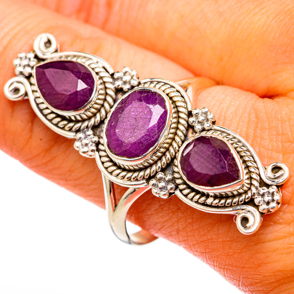 Ruby Rings handcrafted by Ana Silver Co - RING103450