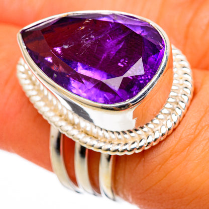 Amethyst Rings handcrafted by Ana Silver Co - RING103453