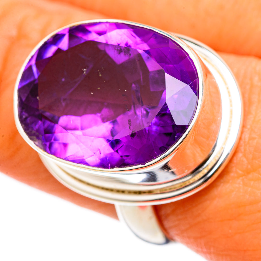 Amethyst Rings handcrafted by Ana Silver Co - RING103455