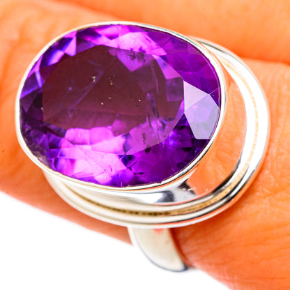 Amethyst Rings handcrafted by Ana Silver Co - RING103455