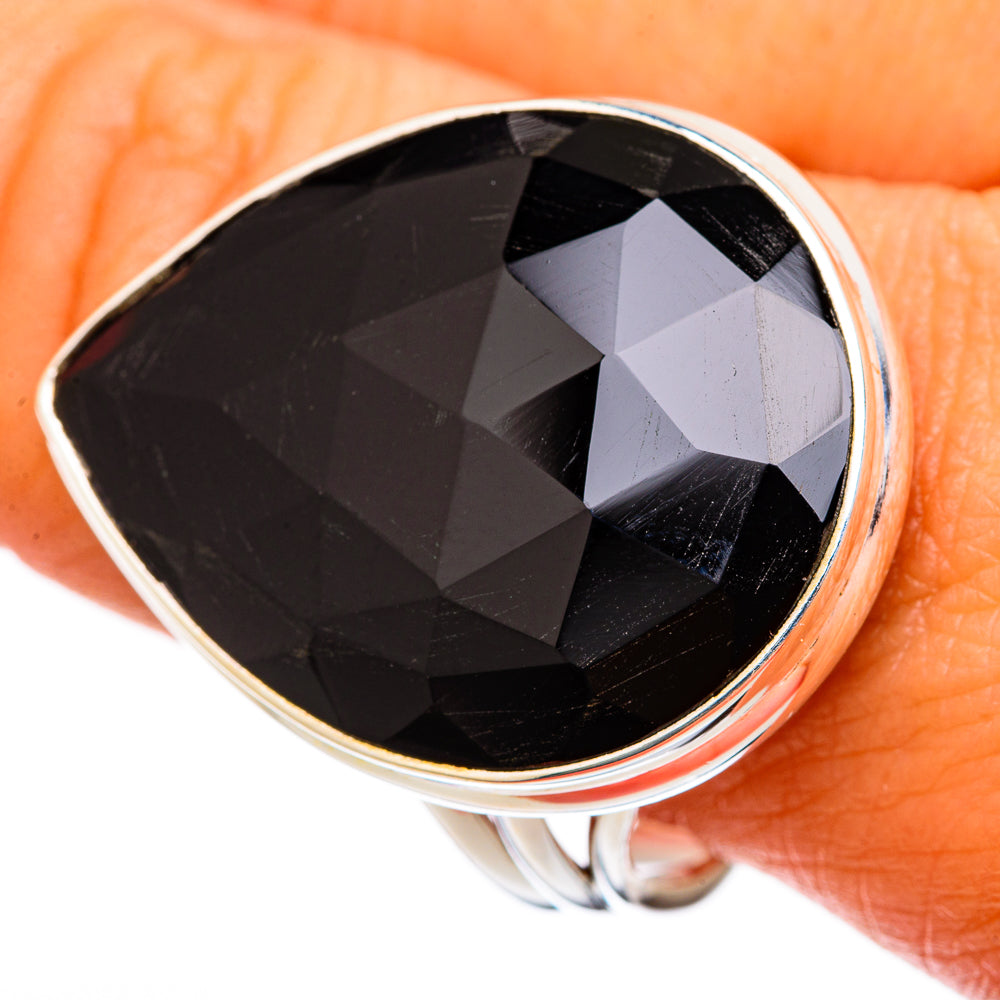 Black Onyx Rings handcrafted by Ana Silver Co - RING103456