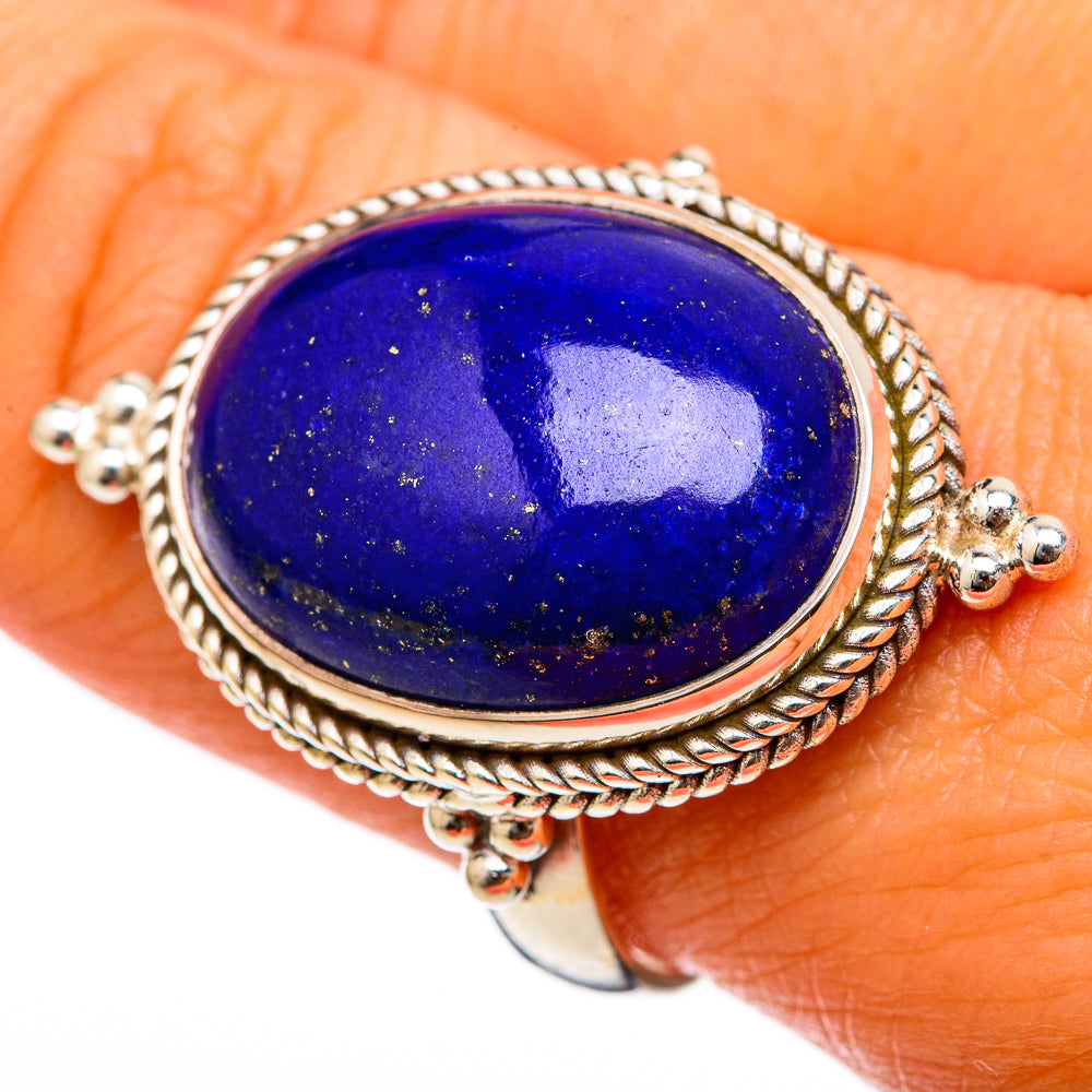 Lapis Lazuli Rings handcrafted by Ana Silver Co - RING103465