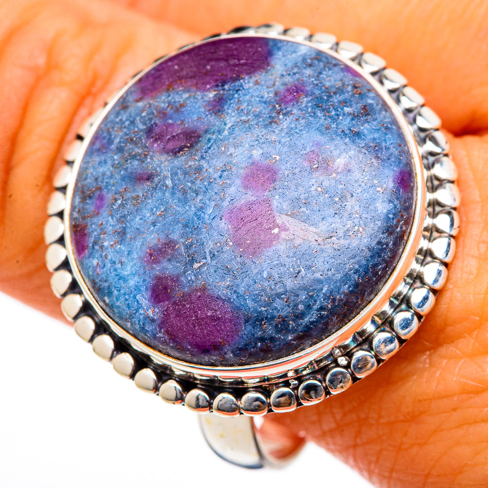 Ruby Fuchsite Rings handcrafted by Ana Silver Co - RING103467