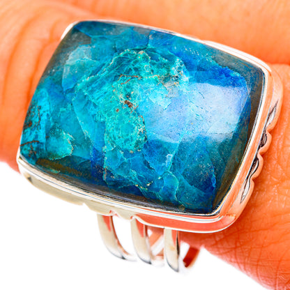 Chrysocolla Rings handcrafted by Ana Silver Co - RING103468