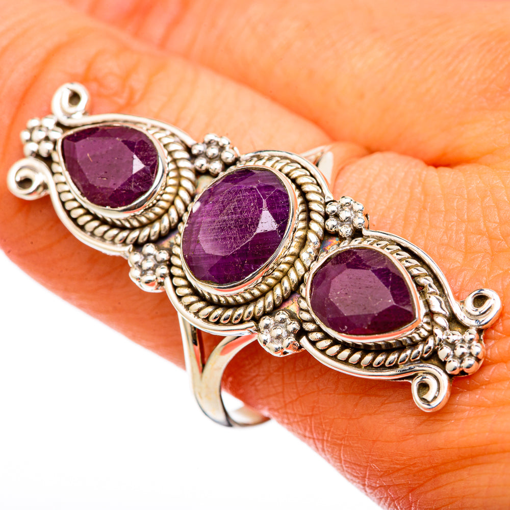 Ruby Rings handcrafted by Ana Silver Co - RING103472