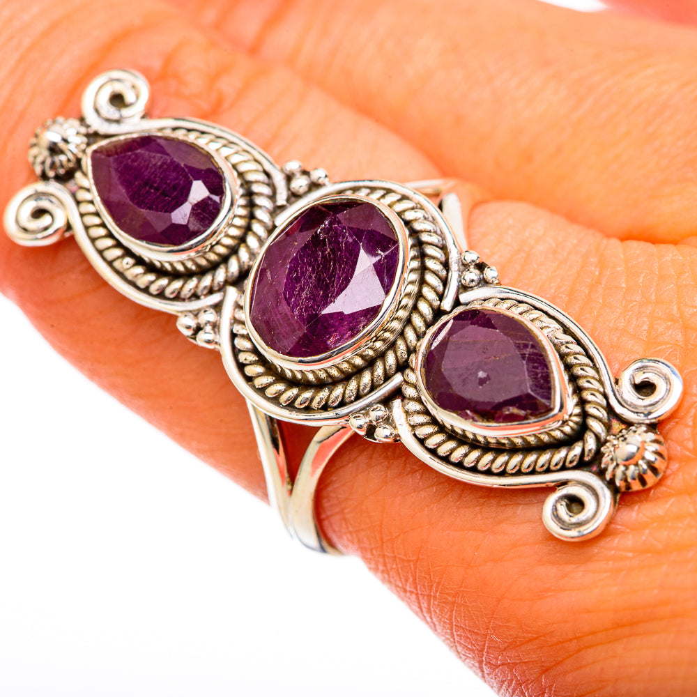 Ruby Rings handcrafted by Ana Silver Co - RING103474