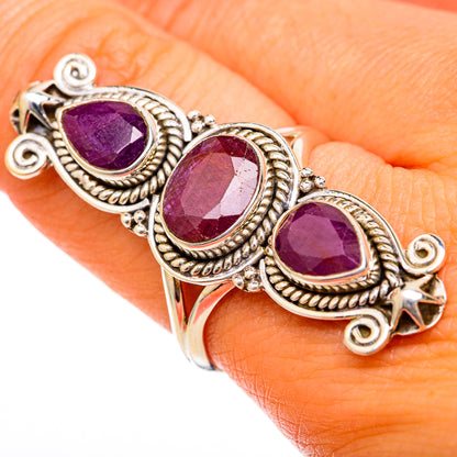 Ruby Rings handcrafted by Ana Silver Co - RING103475